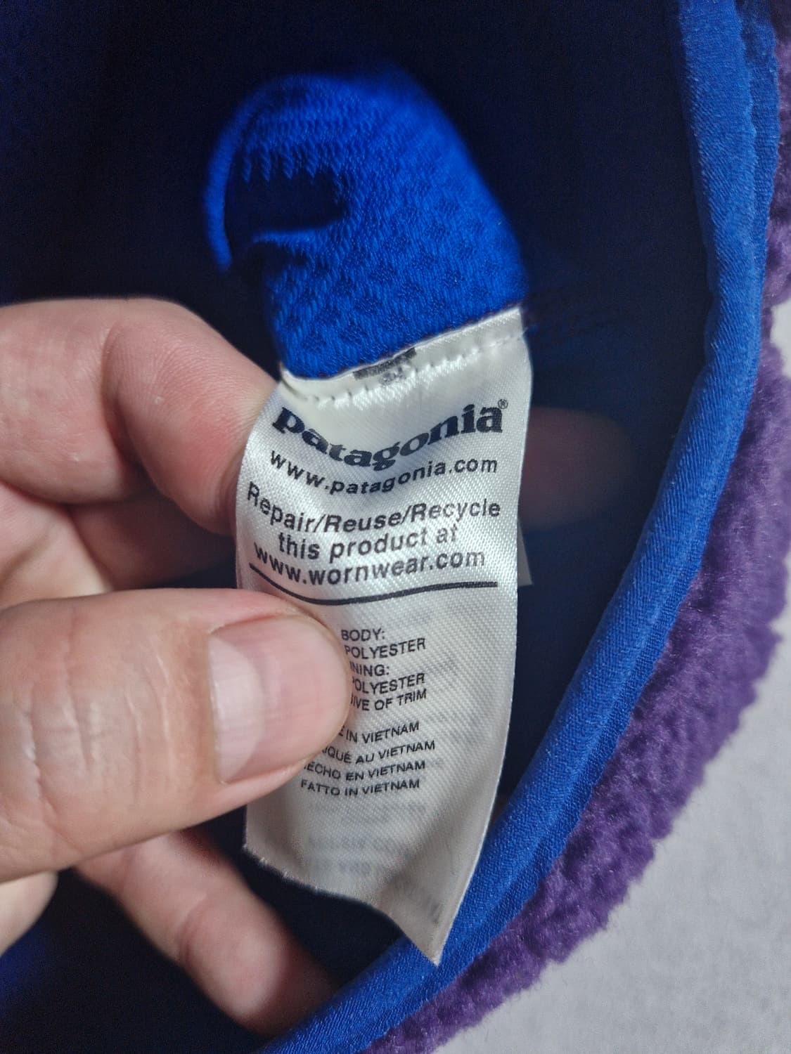 파타고니아 후리스 조끼 S 상품이미지4