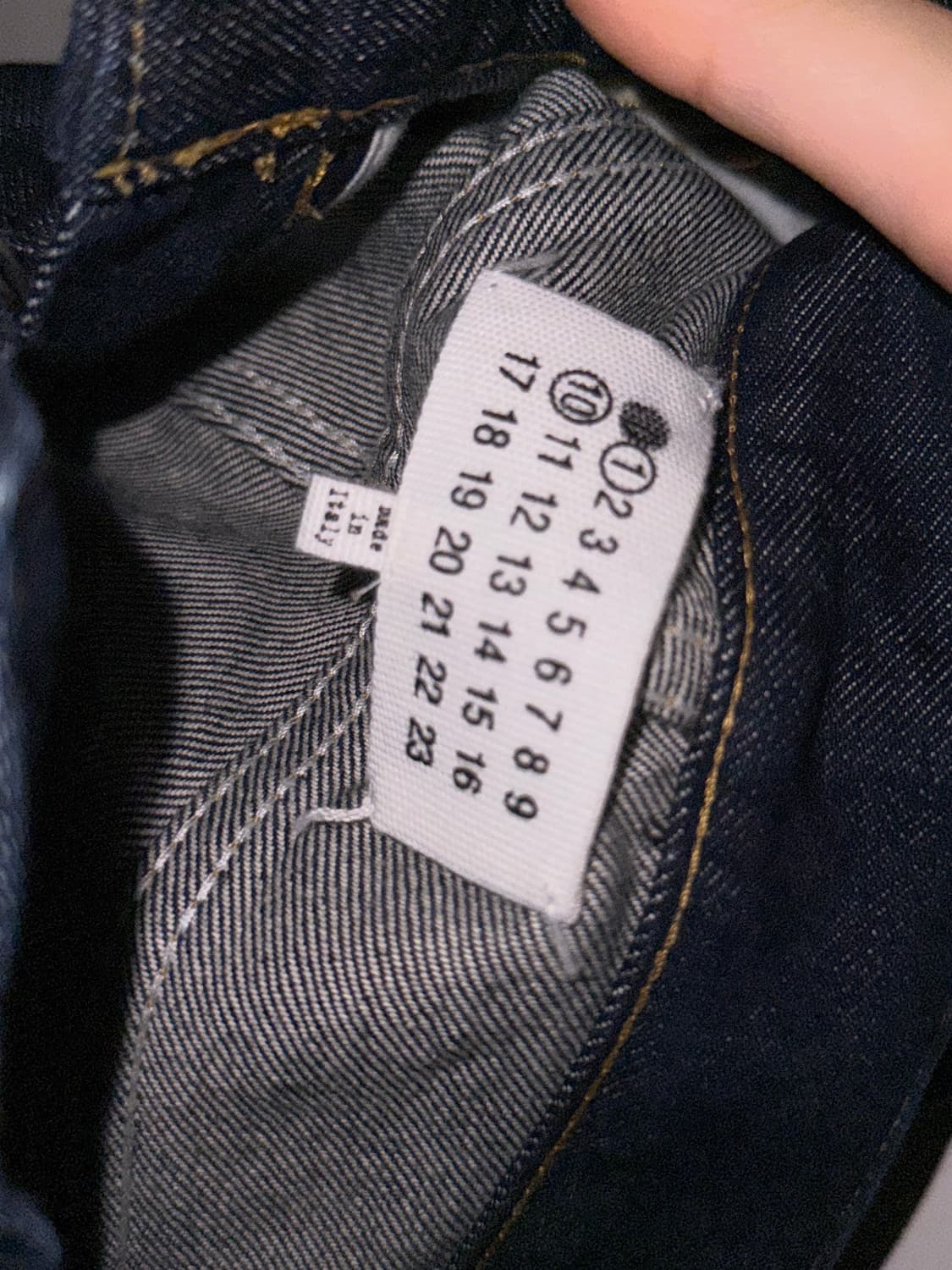 Masion margiela 5pockets denim indigo 31 상품이미지8