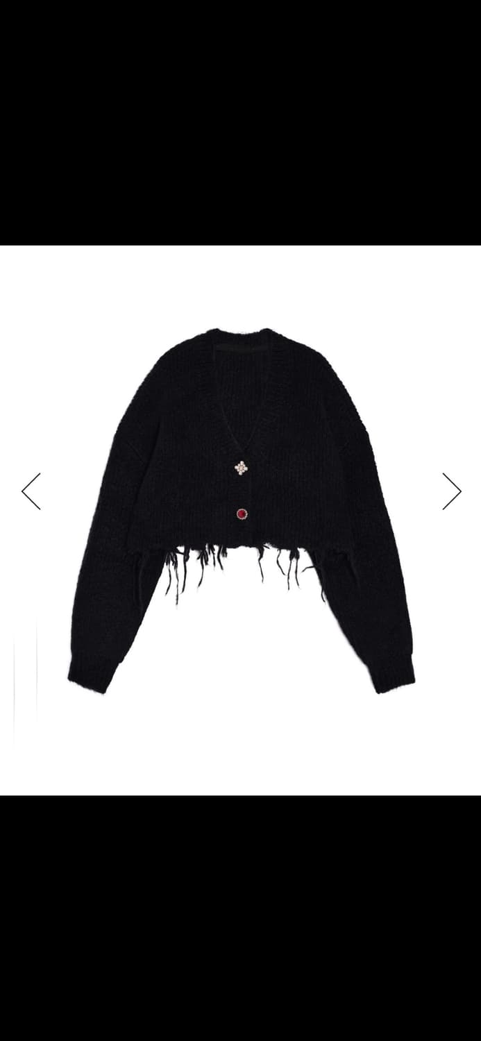 넘버프로젝트 주얼버튼 가디건 상품이미지2