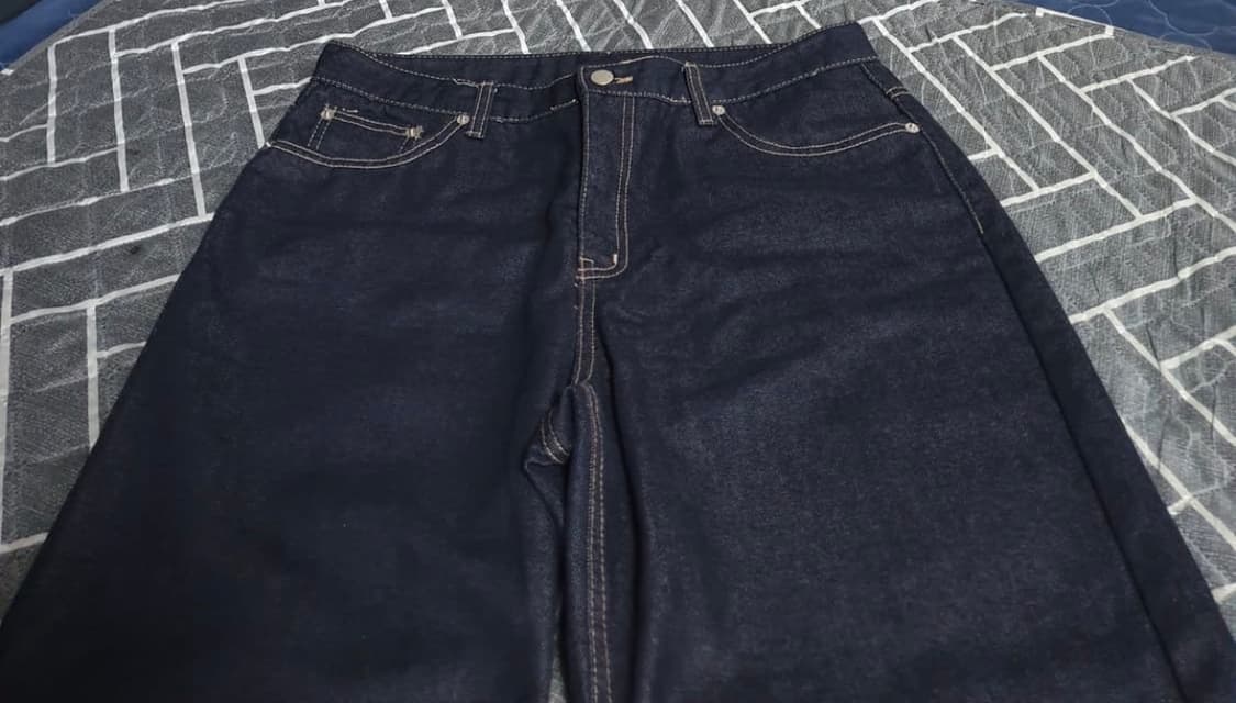 핏 진짜 이쁜 와이드 생지데님 상품이미지1