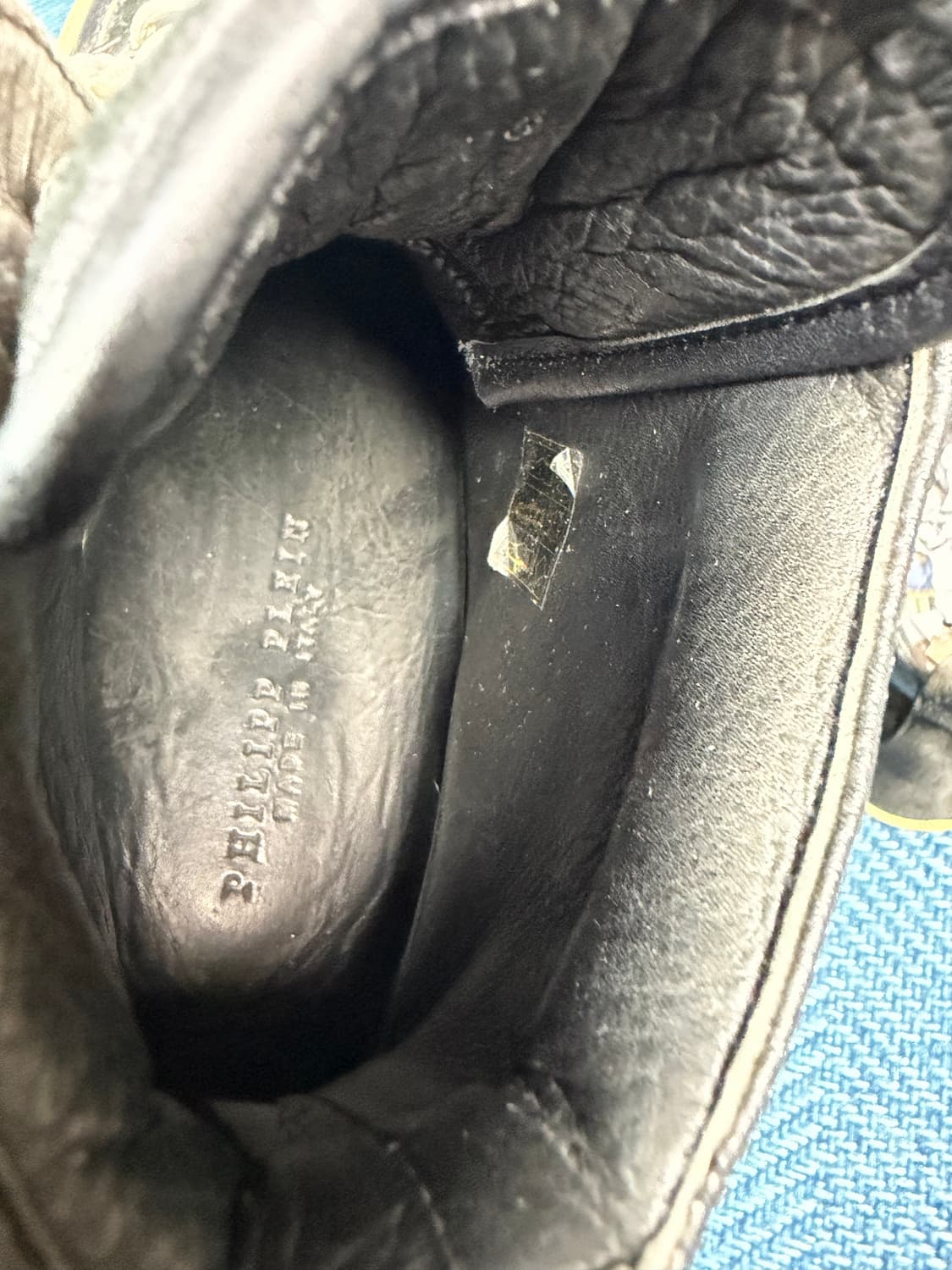 Philipp Plein 크리스탈 스컬 하이탑 스니커즈 상품이미지7