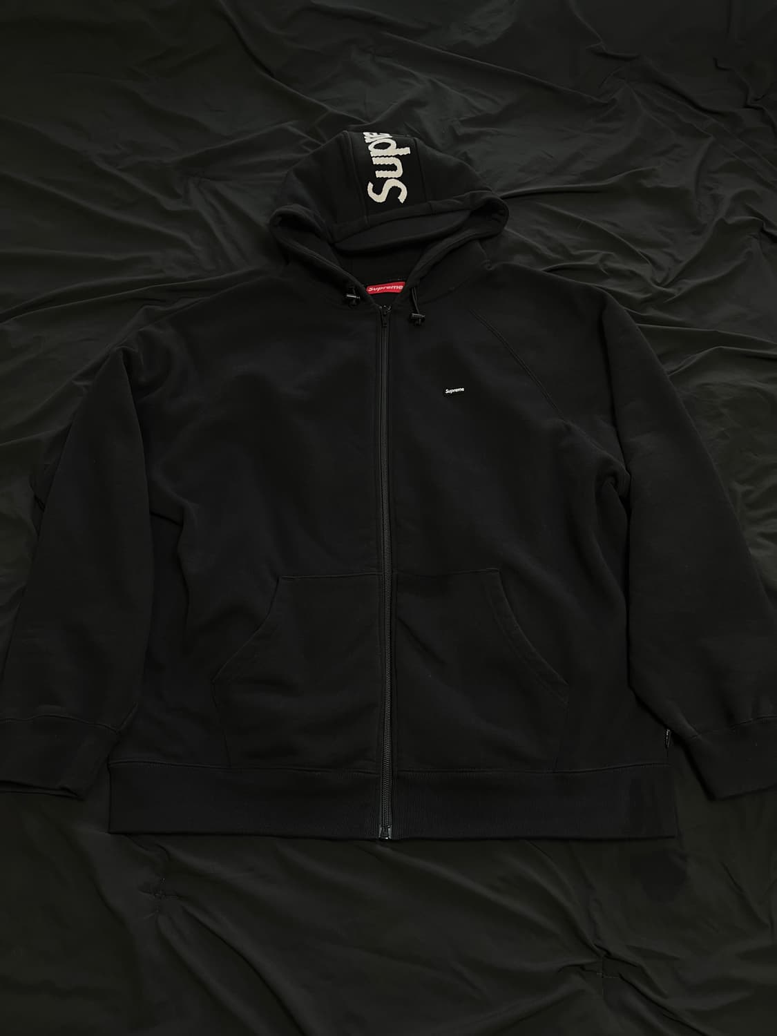 슈프림 브림 집업 후드 스웨트셔츠 블랙 L 상품이미지1