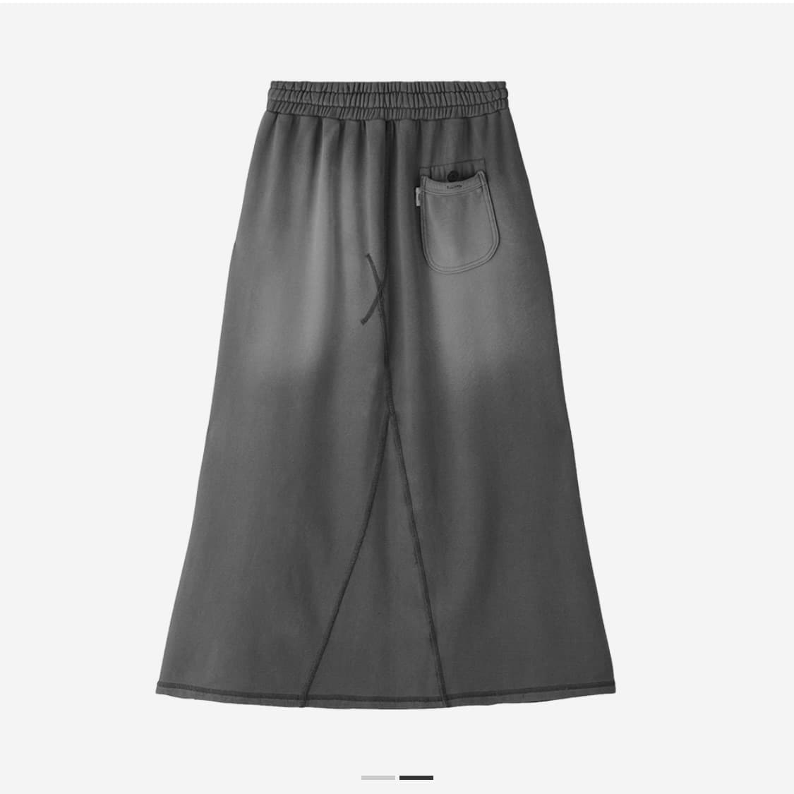 사파리스팟 워싱 데님 스웻스커트 상품이미지2