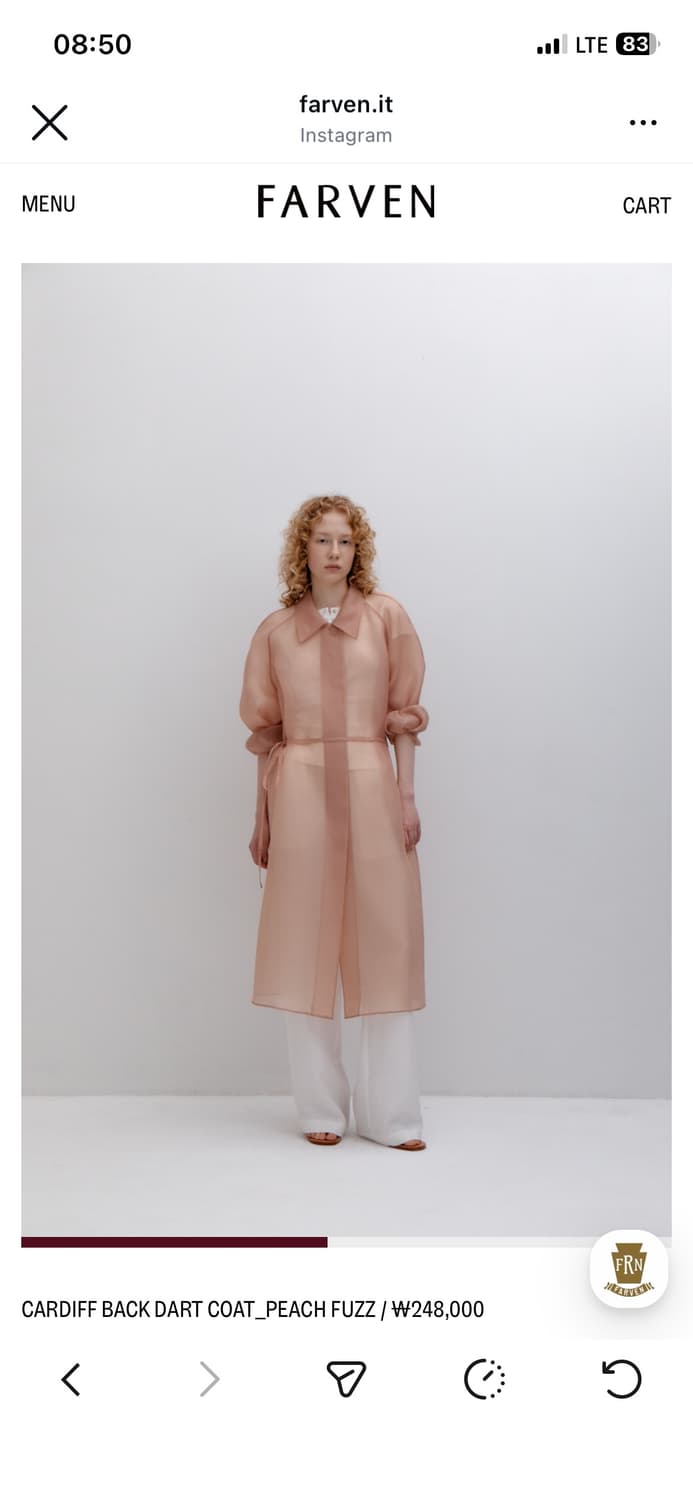 새상품 *) 파르벵 카디프 피치퍼즈  상품이미지1