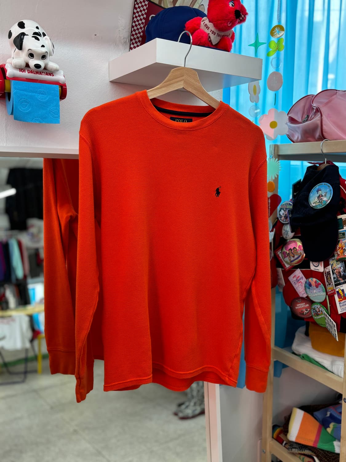 Vintage Polo Waffle Top 상품이미지1