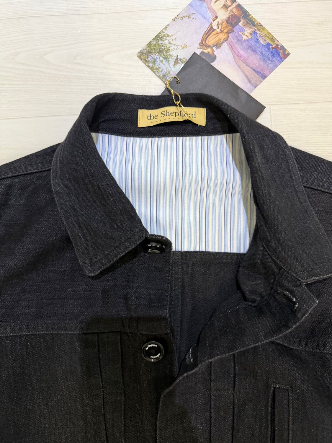 undercover  the shepherd 블랙 데님 자켓 상품이미지8