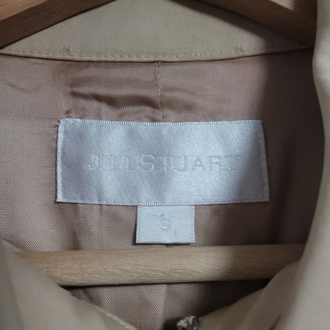 (S) 질스튜어트 베이지 트렌치 코트 상품이미지2