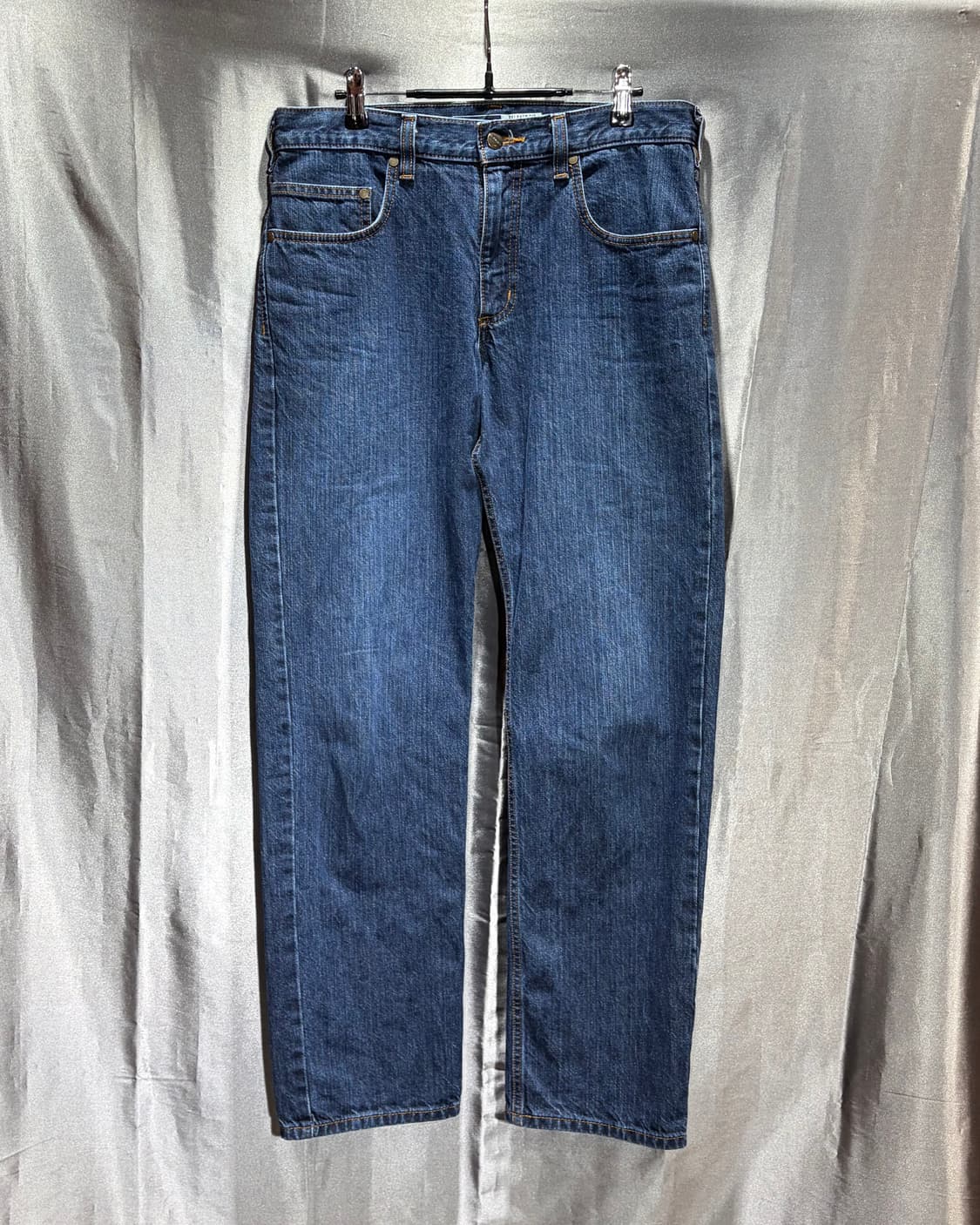 33in CARHARTT 칼하트 포켓 박스로고 릴렉스드핏 중청 데님팬츠 상품이미지4