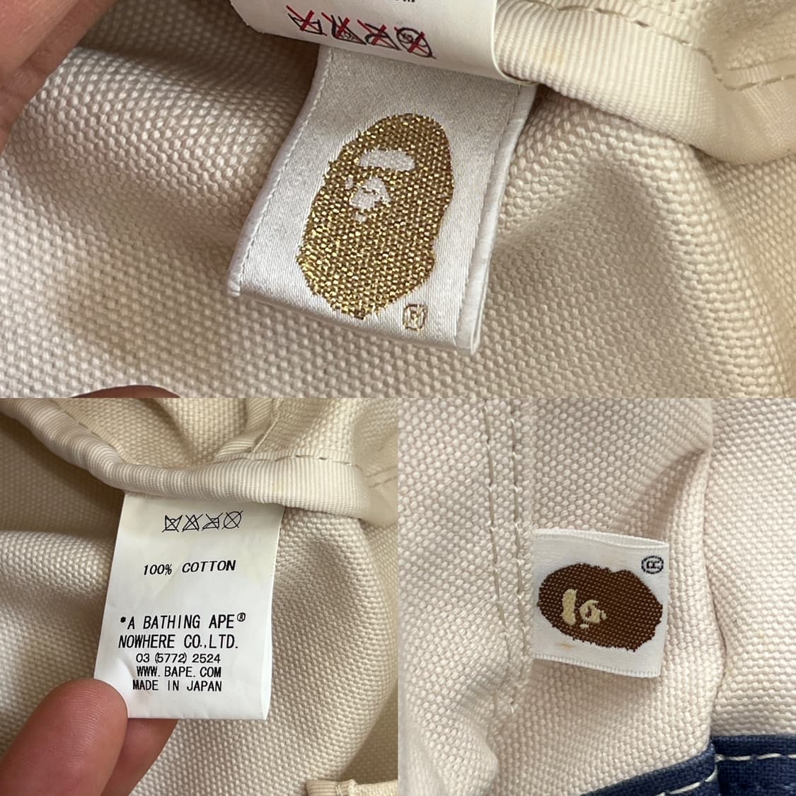 베이프 OG 2011 빅사루 배색 백팩 상품이미지4