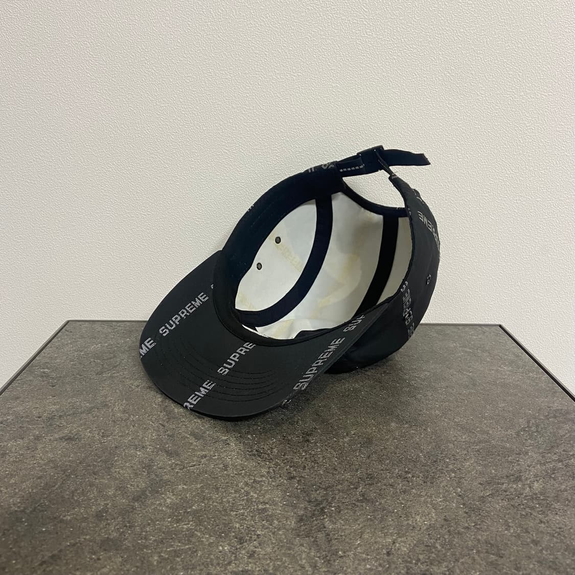 (OS) 슈프림 박스로고 캠프캡 모자 리플렉티브 로고 블랙 상품이미지6