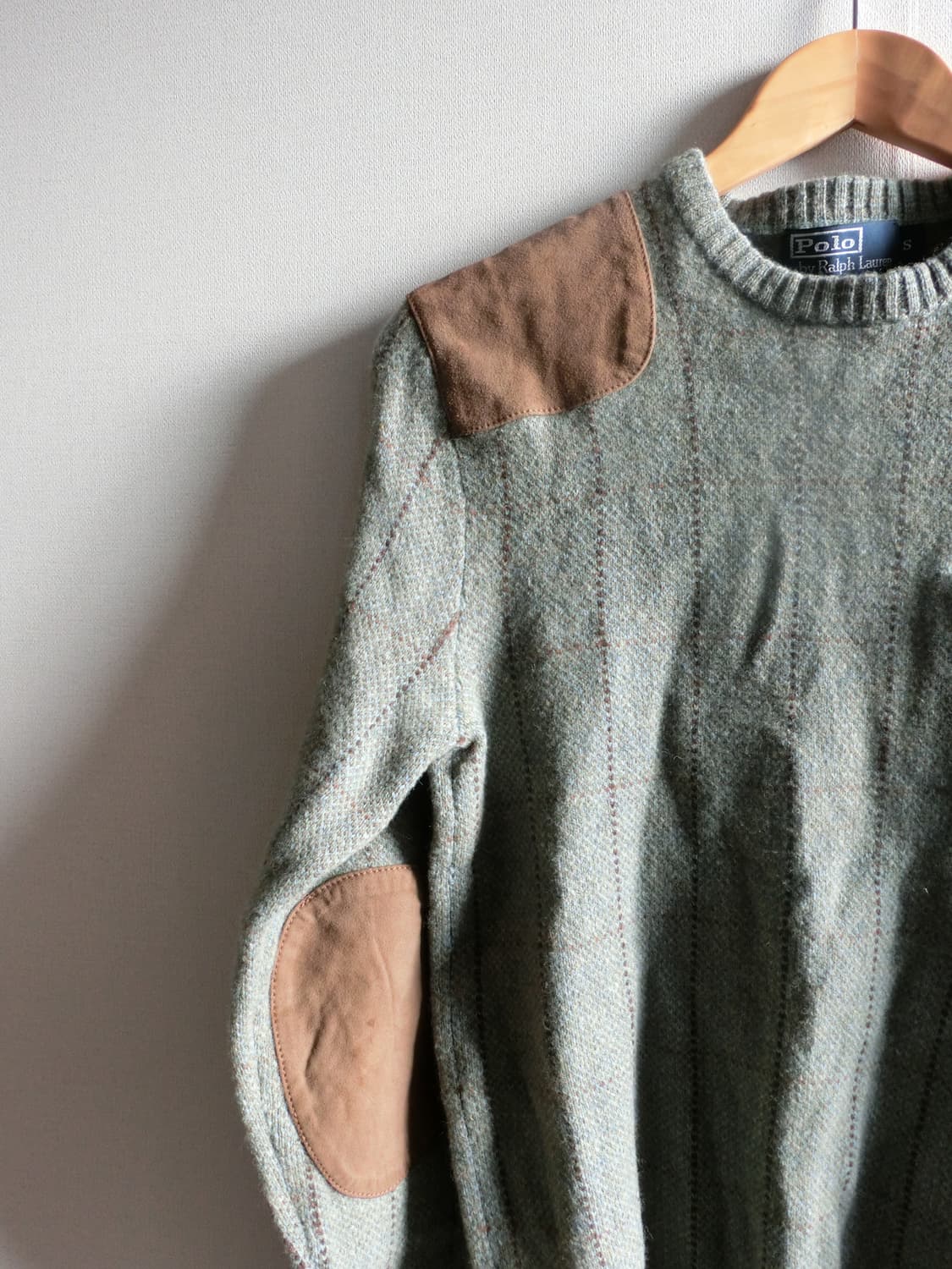 폴로 랄프로렌 패치 울 니트 상품이미지4