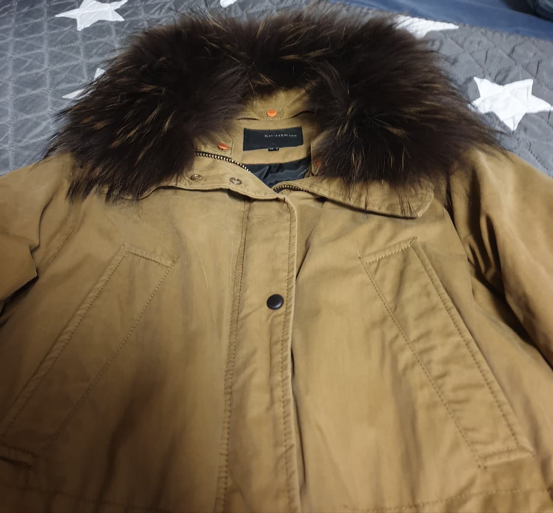 카이아크만 라쿤퍼 오리털 야상패딩 (M) 상품이미지2