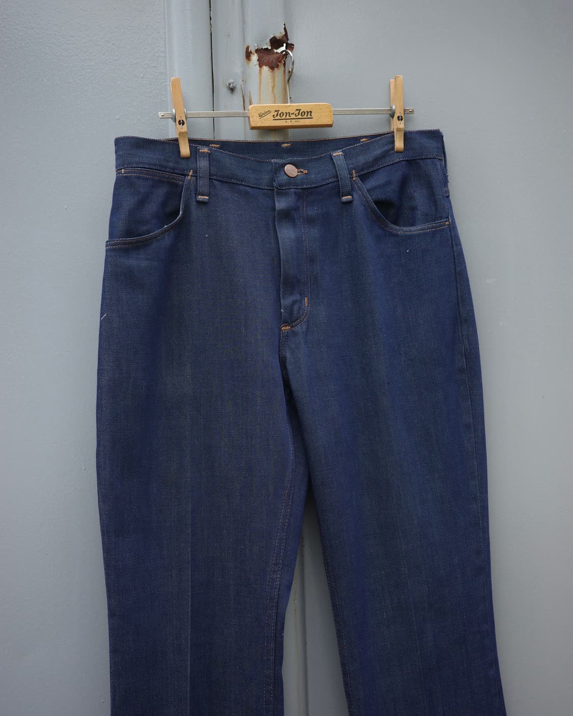 70s 랭글러 라이트웨이트 플레어 데님 팬츠 상품이미지2