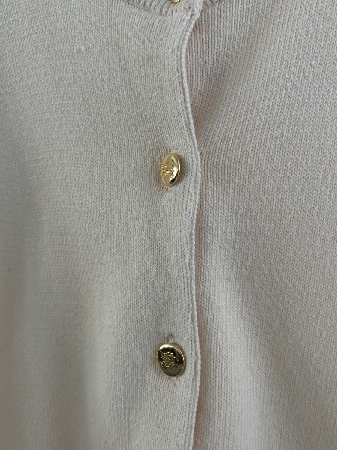 Burberry 버버리 아이보리 금장 가디건 상품이미지4