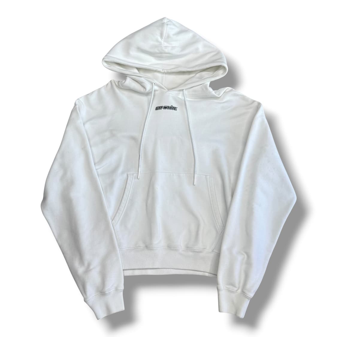 Off White 마커 팬 애로우 화이트 후드티 상품이미지2