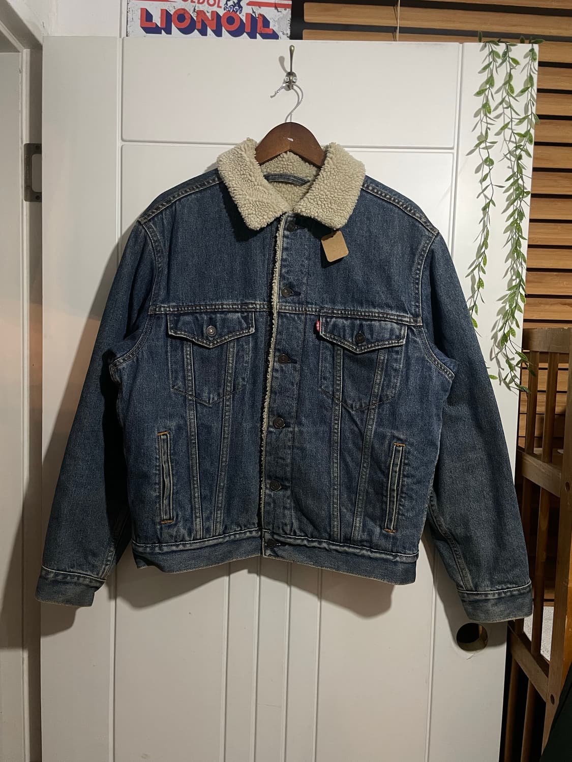 데님 셰르파 자켓 상품이미지1