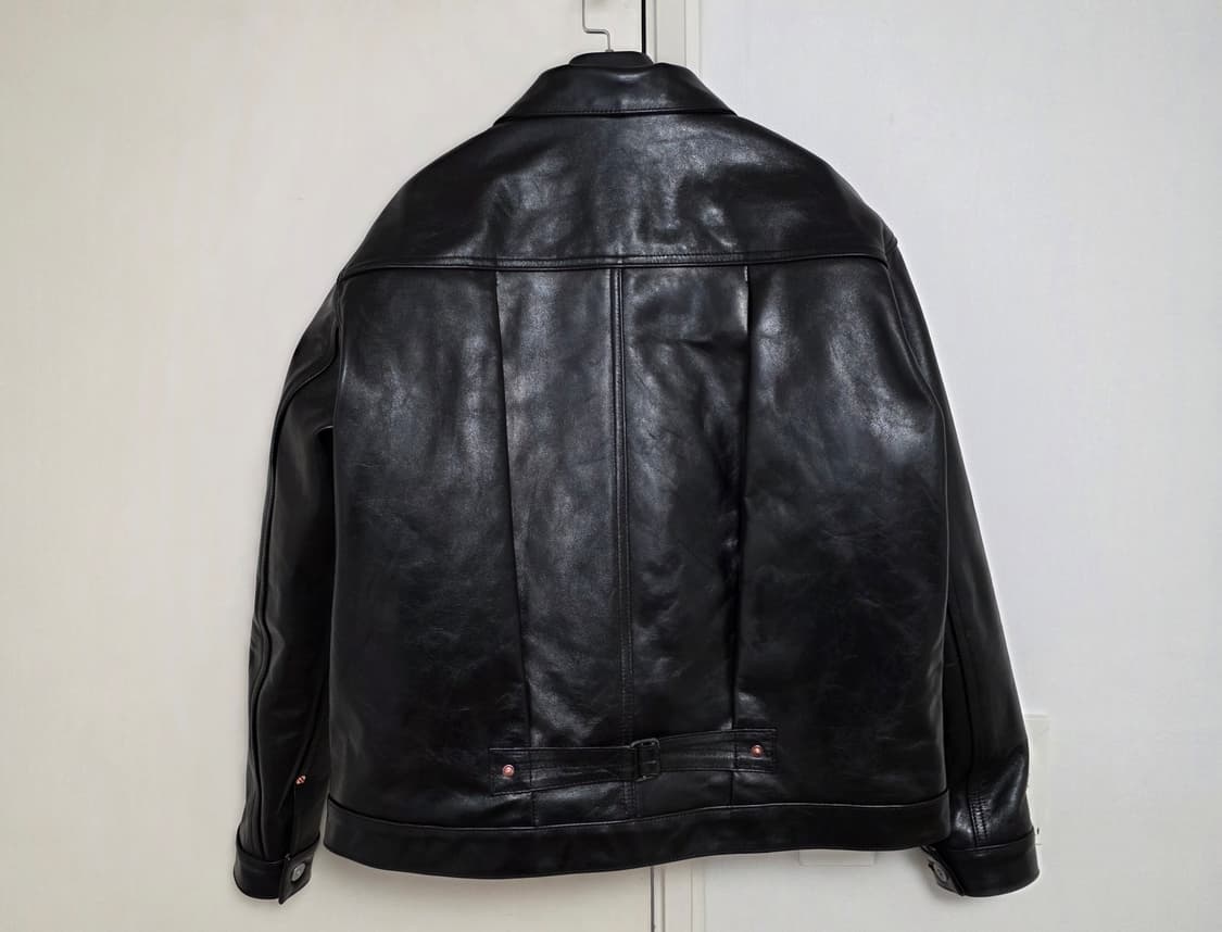 아웃스탠딩 레더 티코어 카우하이드 대전판 자켓 S 사이즈 상품이미지3