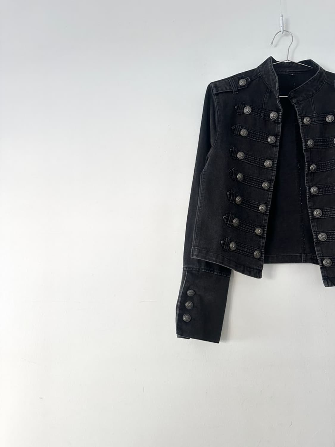 Epaulet button denim jacket 상품이미지2