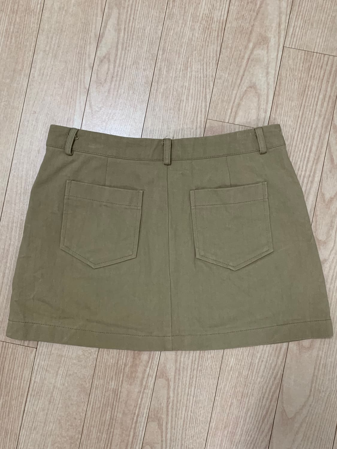 [주드 Jud] 어텀 코튼 스커트 (카키베이지 / S) 상품이미지2