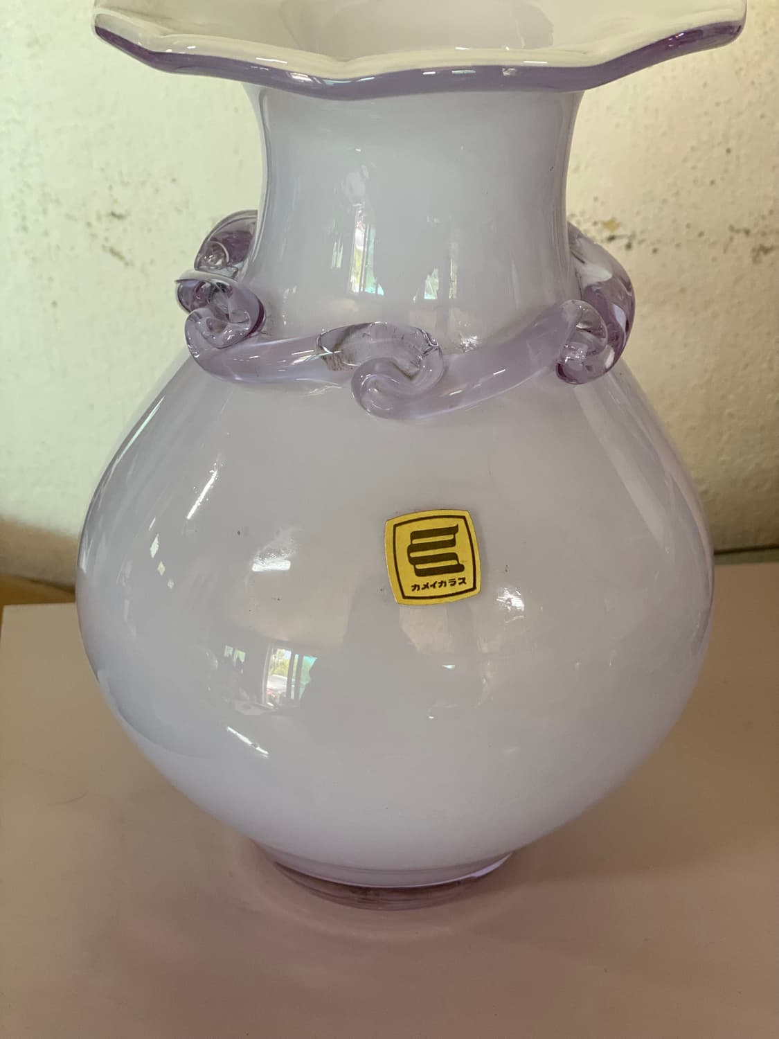 일본 kamei osaka 카메이 글라스 유리 화병 꽃병 상품이미지4