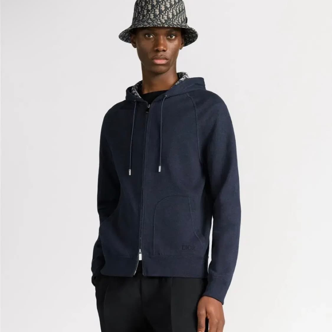 [2XL/새상품] 24FW 디올 오블리크 캐시미어 후드집업 상품이미지10