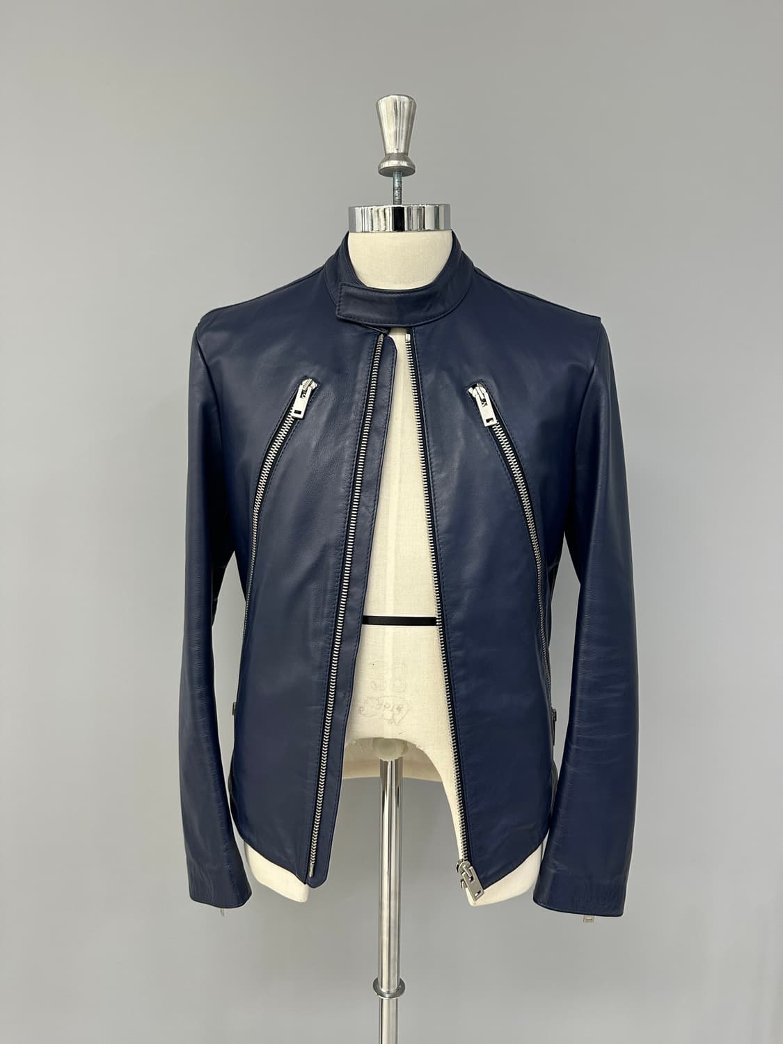 Margiela 5zip leather jacket 상품이미지1