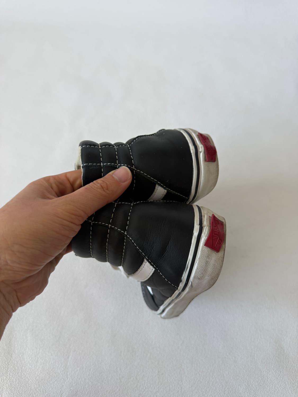 [US5.5, 225]반스(VANS) 레더 스케이트하이 상품이미지9