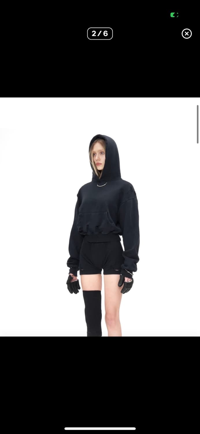 604서비스 디스트레스 쥬얼리 후드 M 상품이미지2