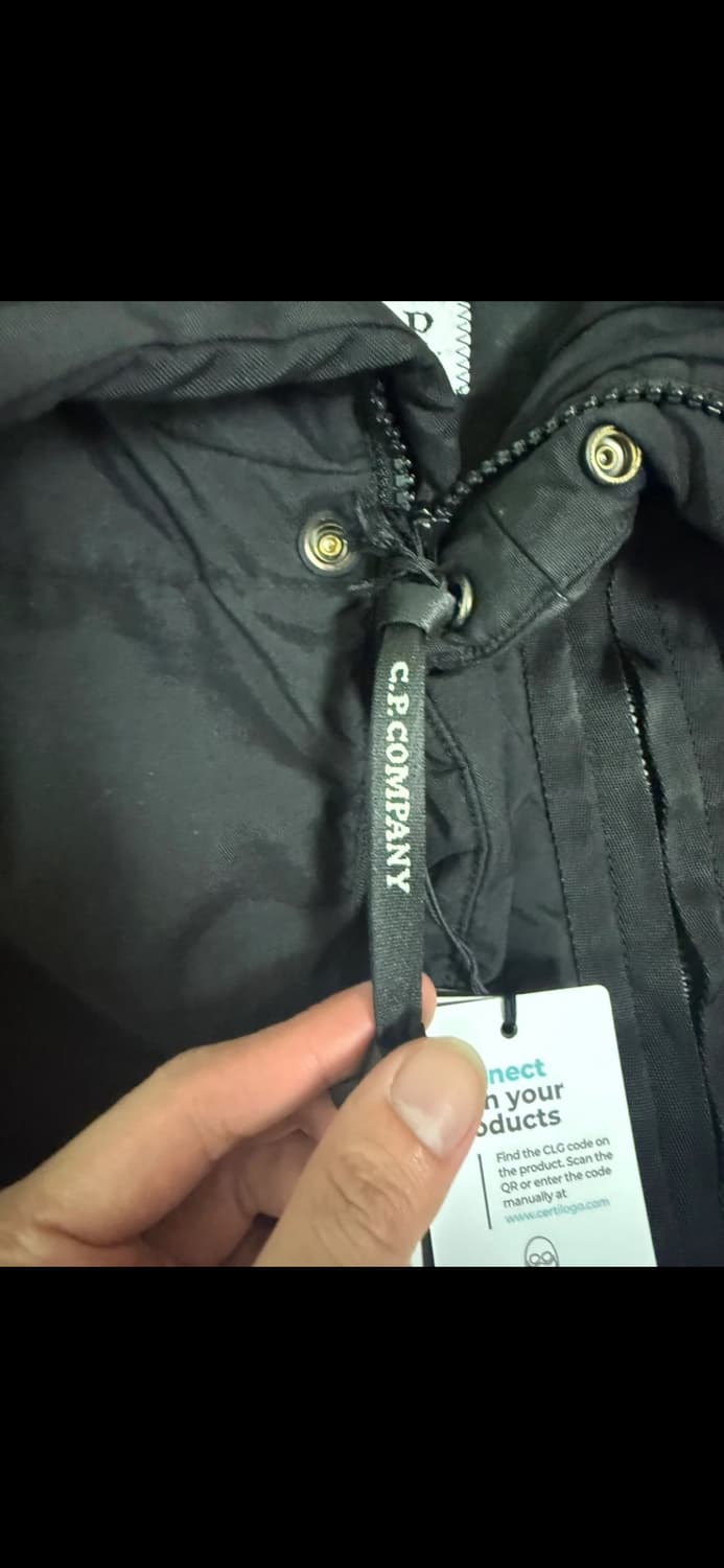 CP컴퍼니 TAYLON P 다운 패딩 블랙 48 새상품  상품이미지3