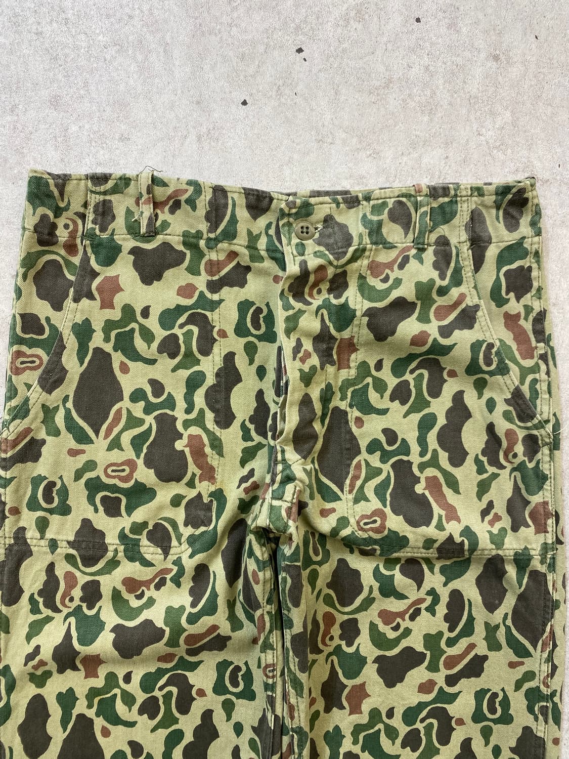 [32] 80s 국군 밀리터리 카모플라쥬 덕 헌터 팬츠 상품이미지2