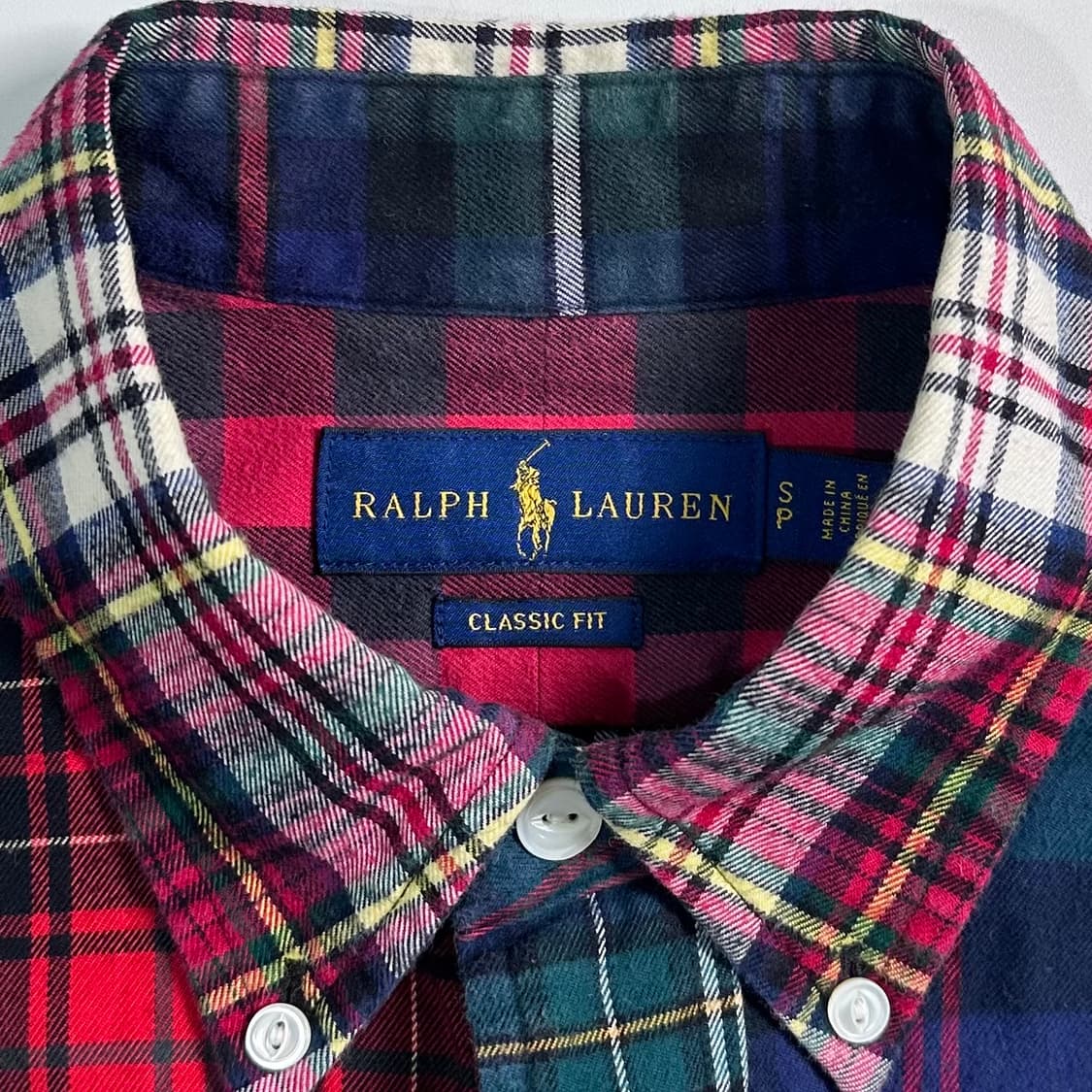 폴로 랄프로렌 패치워크 셔츠 상품이미지5