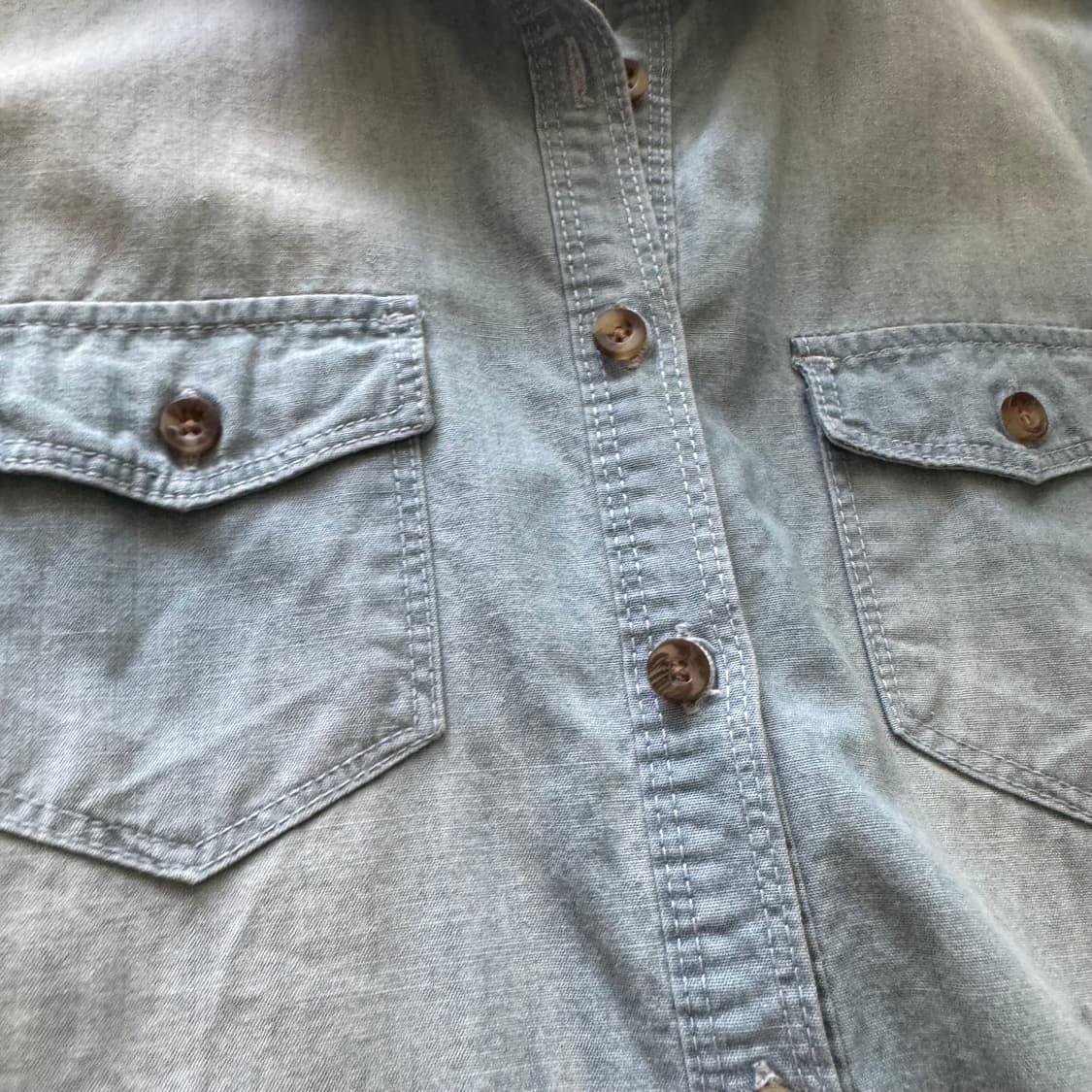 후아유 연청 셔츠 원피스 예뻐요M 상품이미지7