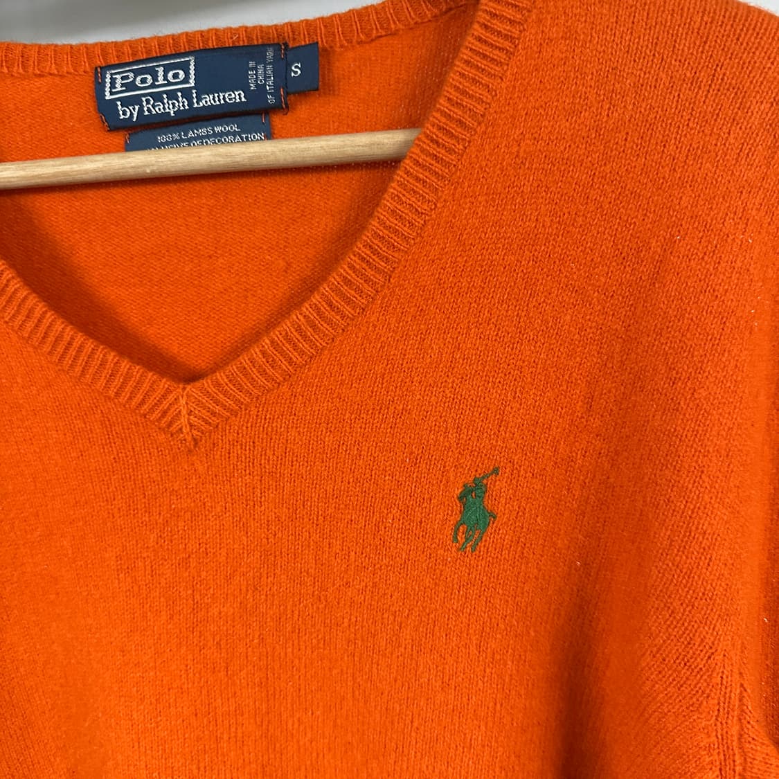 폴로 램스울 브이넥 니트 상품이미지2