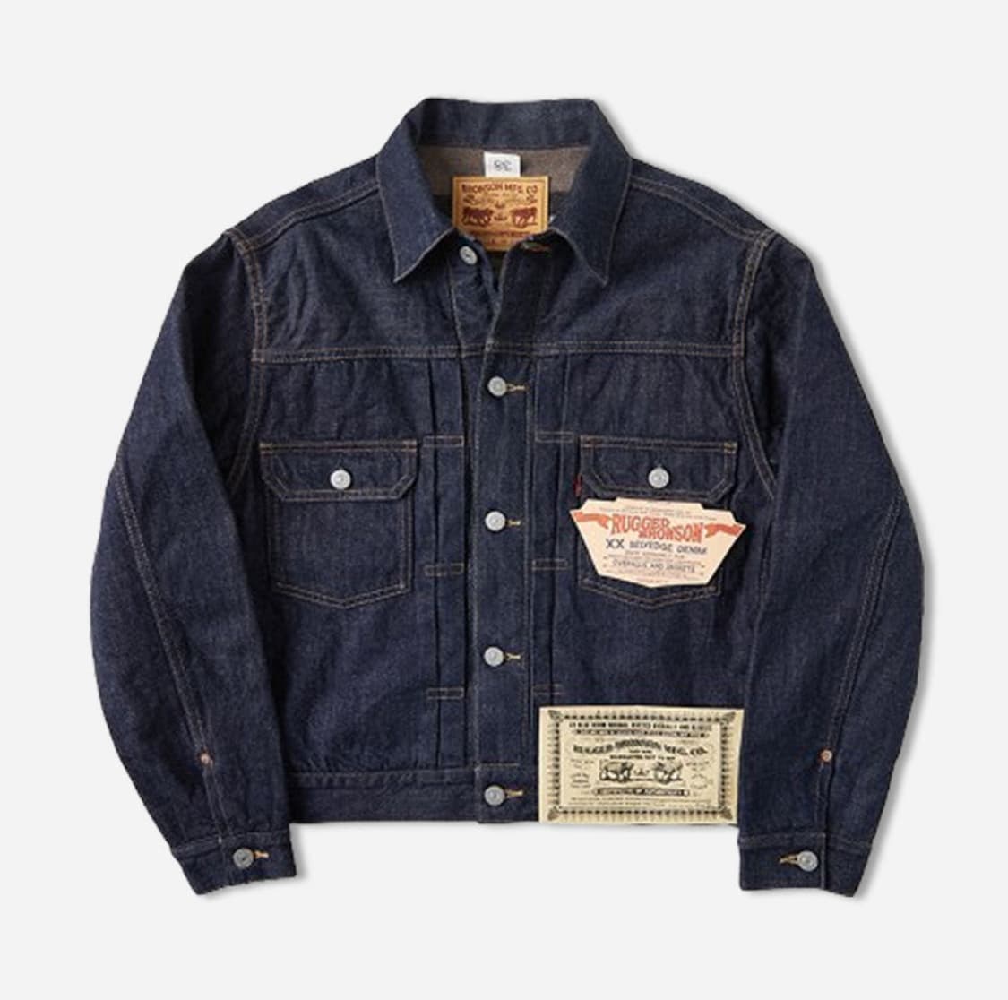 브론슨 데님 자켓 타입2 40사이즈 상품이미지3