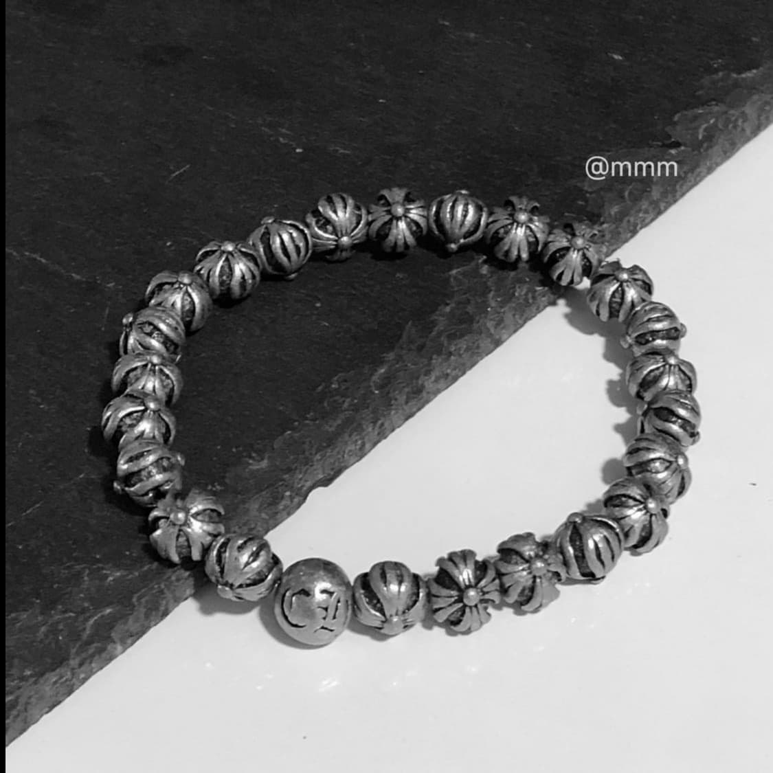 [Unisex]크롬 원석 팔찌 상품이미지2