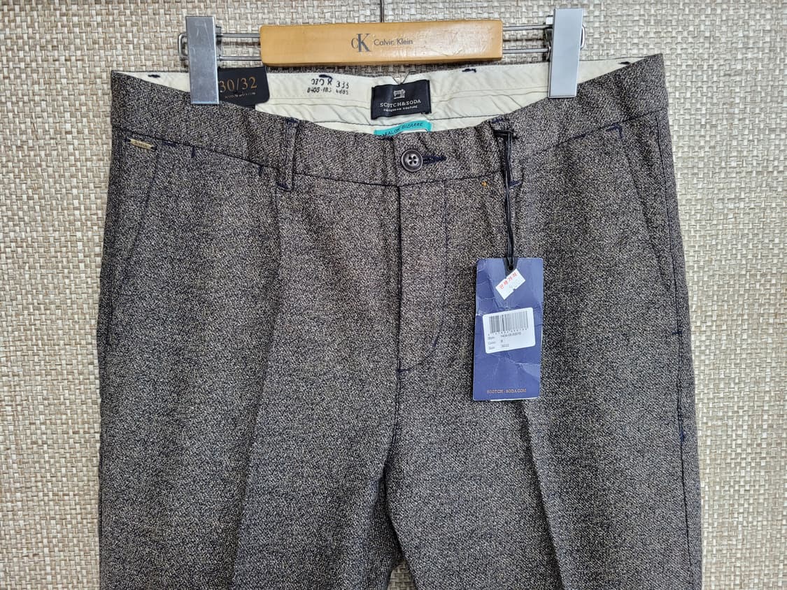 32인치 스카치앤소다 슬림핏 면바지 슬랙스 새상품 상품이미지2