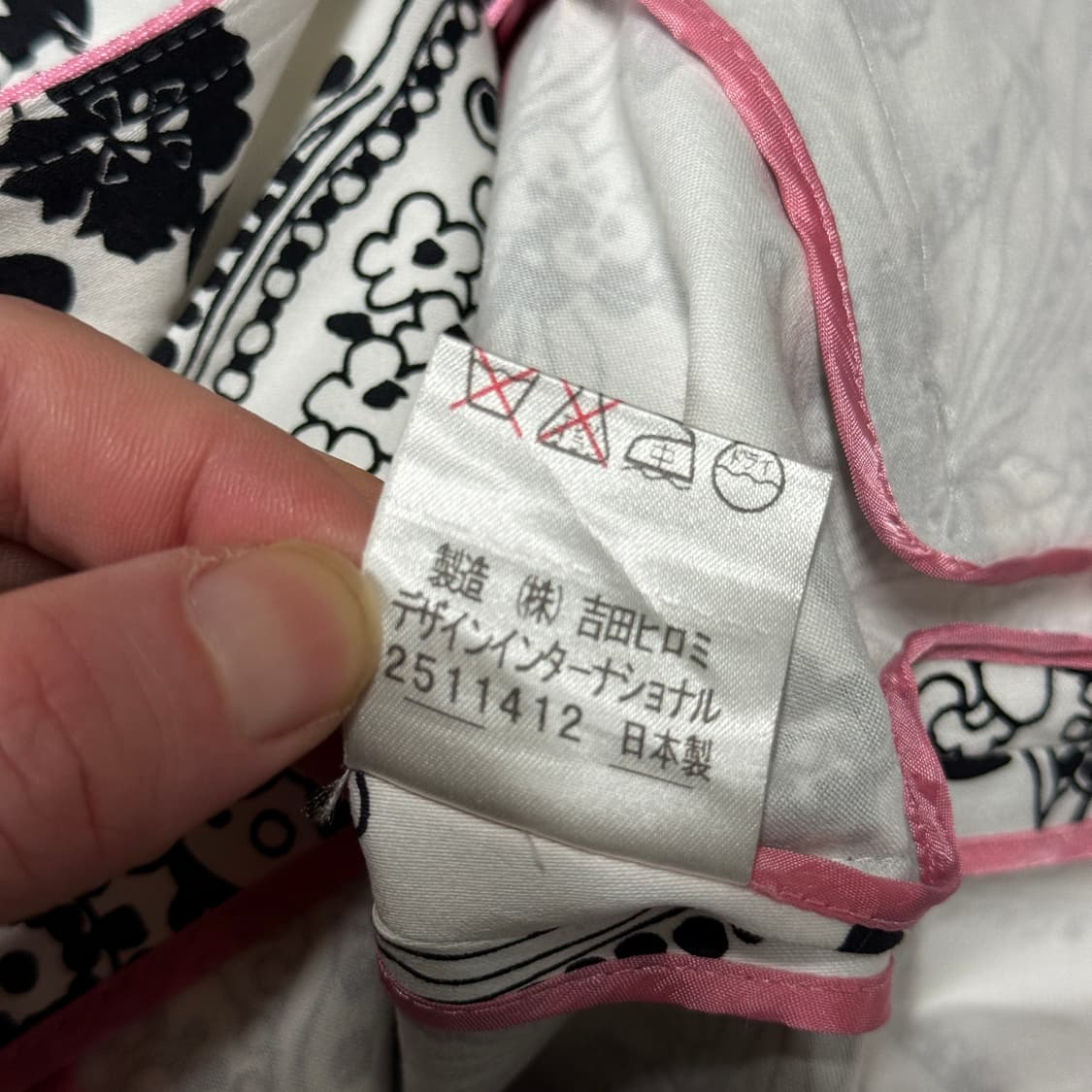 Clove vs Cloves 핑크 스티치 디테일 페이즐리 풀 패턴 자켓 상품이미지7