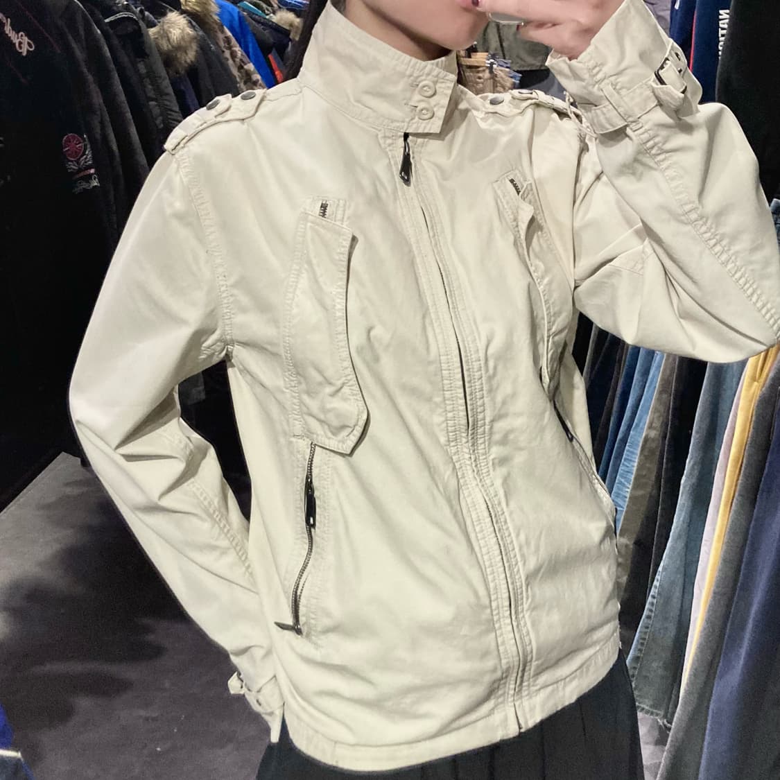  [IM]디젤 필드자켓 자켓 아이보리 상품이미지4