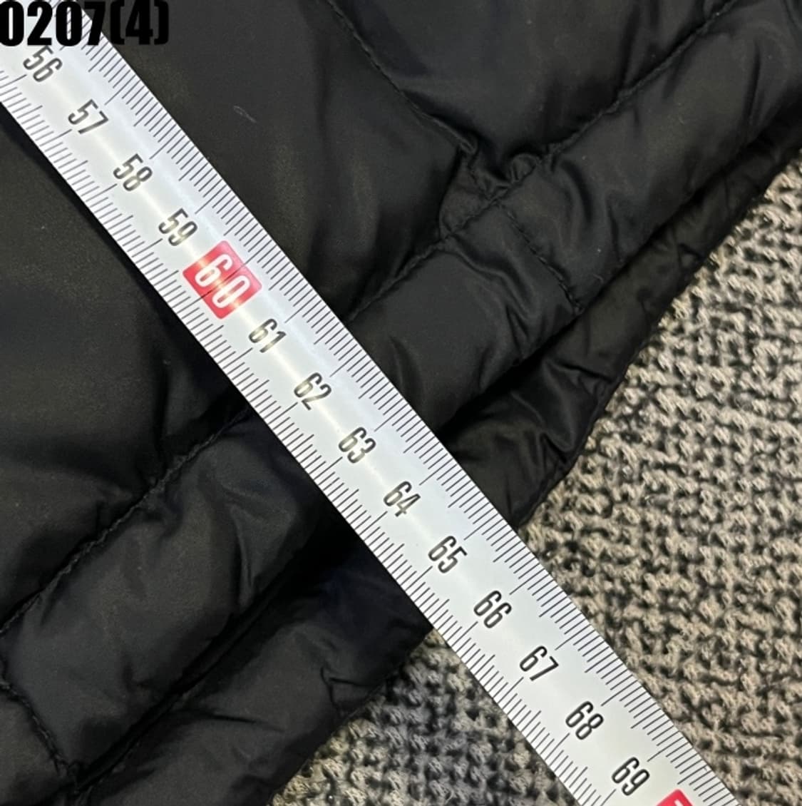 [100] 노스페이스 600 퀼팅 블랙 패딩 점퍼 0207(4) 상품이미지7