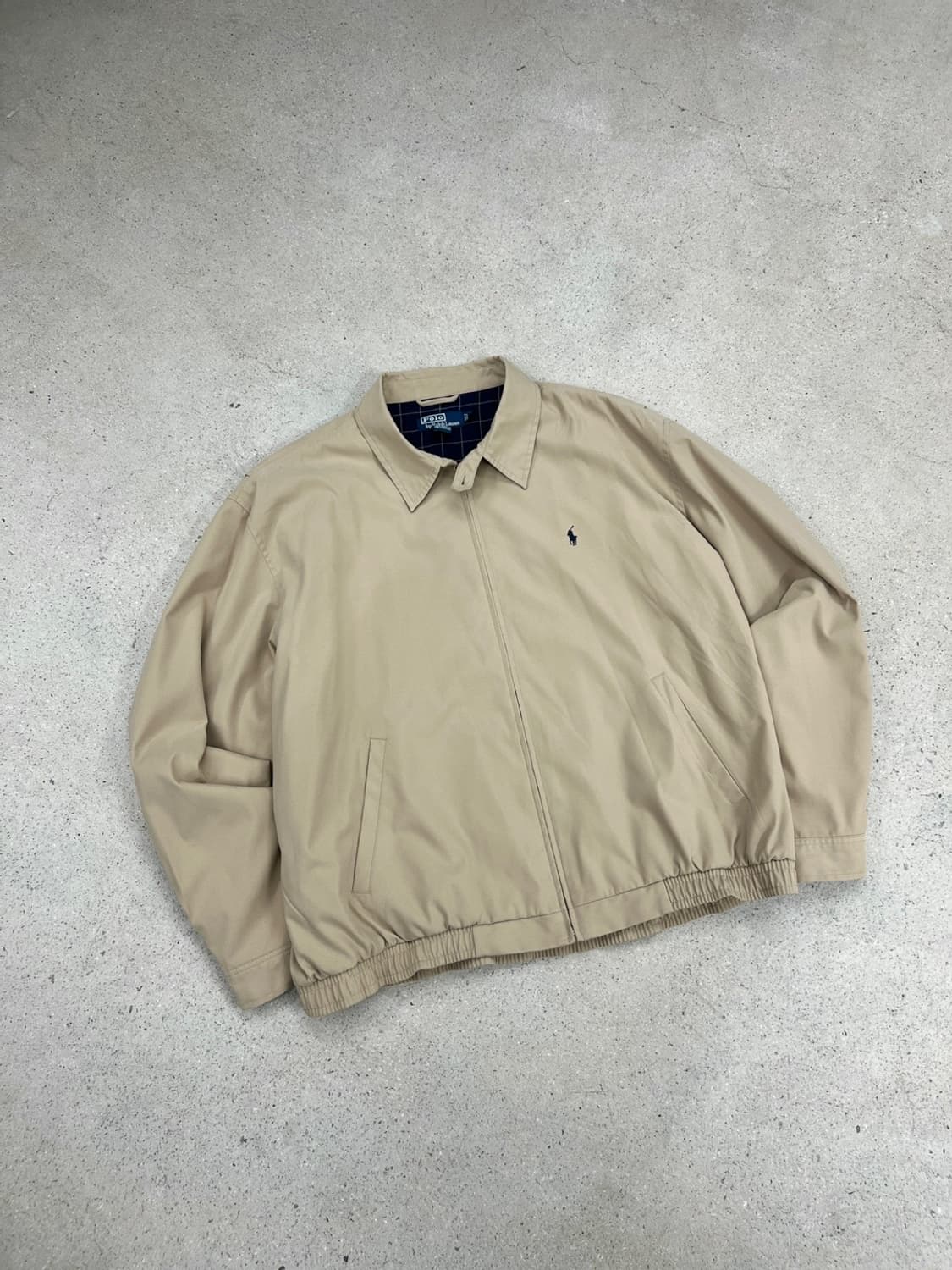 폴로 랄프로렌 체크라이닝 폴리쉘 블루종  상품이미지2