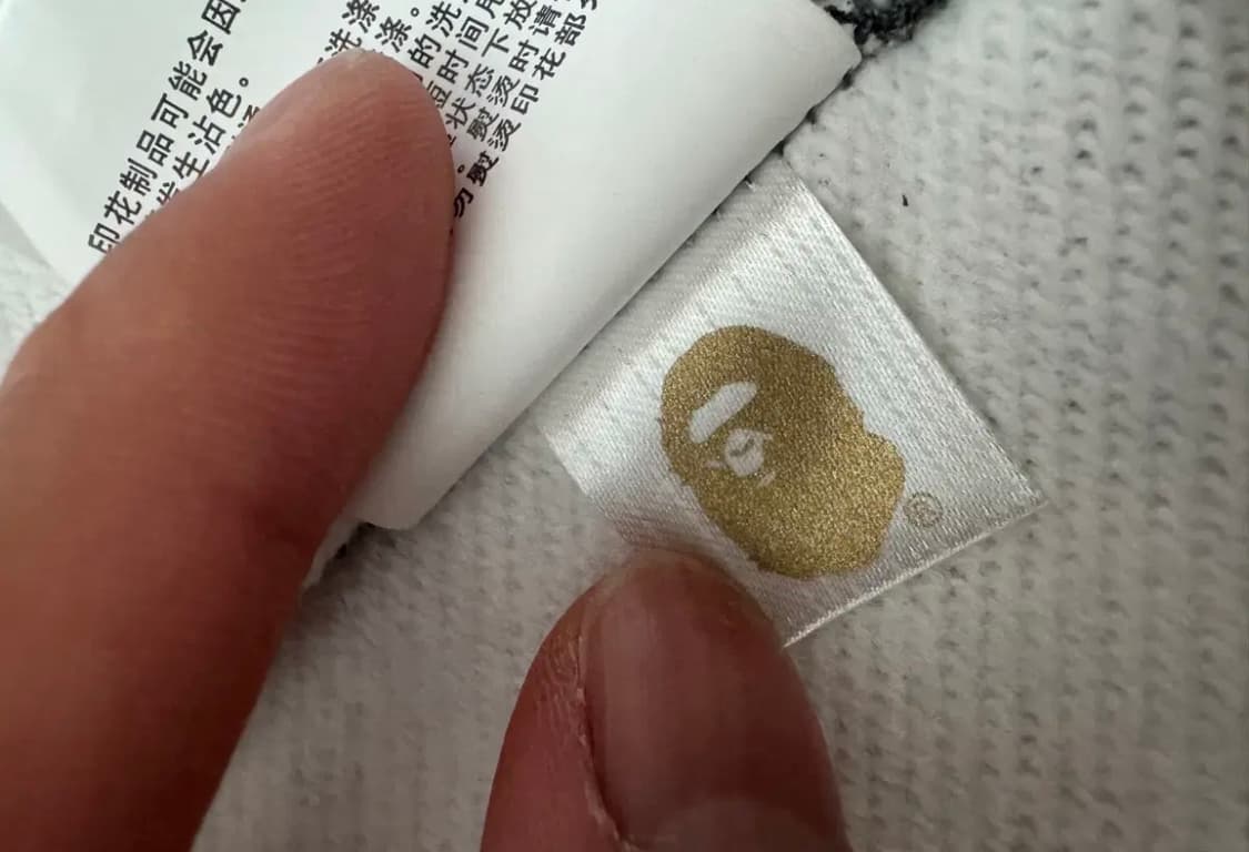 정품 새재품) BAPE 베이프 샤크 후드 블랙 카모 L 상품이미지5