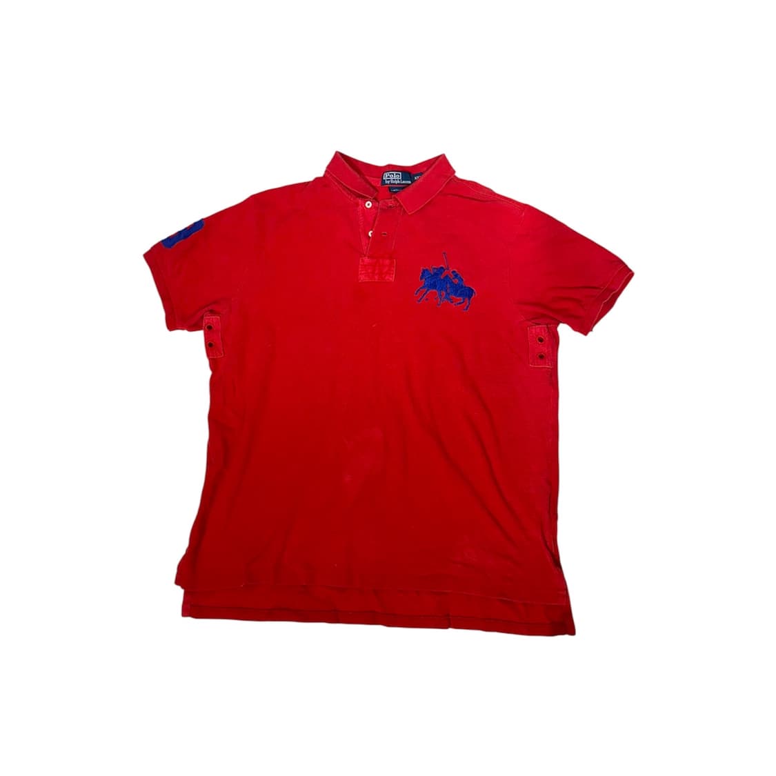 폴로 레드 빅 로고 커스텀 핏 반팔 카라티 XXL 상품이미지5
