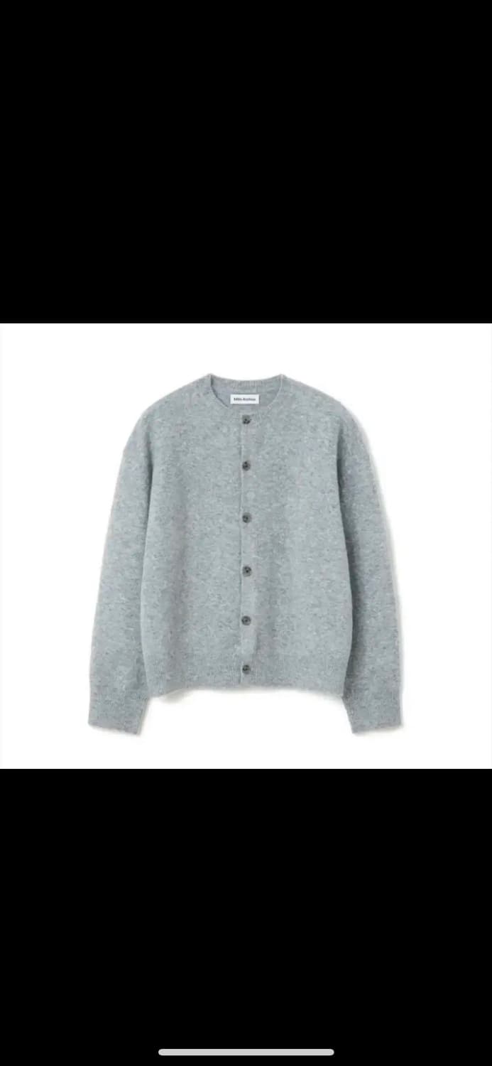 (M) 밀로아카이브 크롭 무브 가디건 블루그레이, 브라운 2종 상품이미지3