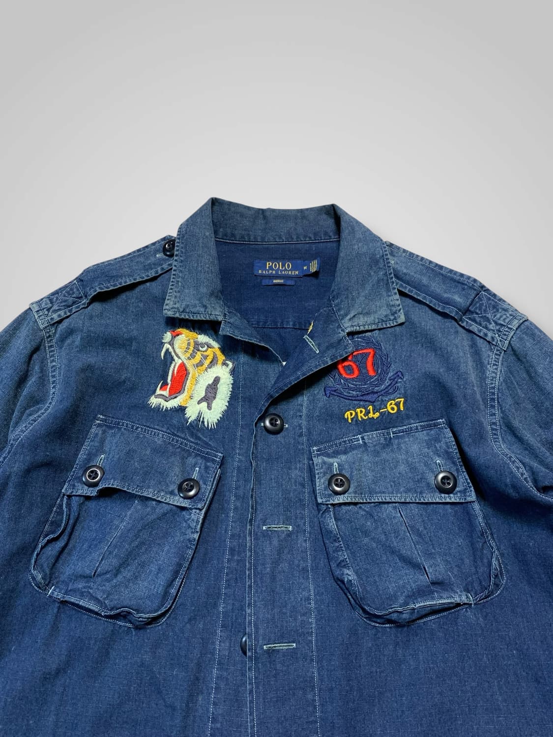 [M/리미티드]폴로 타이거밀리터리와펜 퍼티그 자켓 상품이미지3