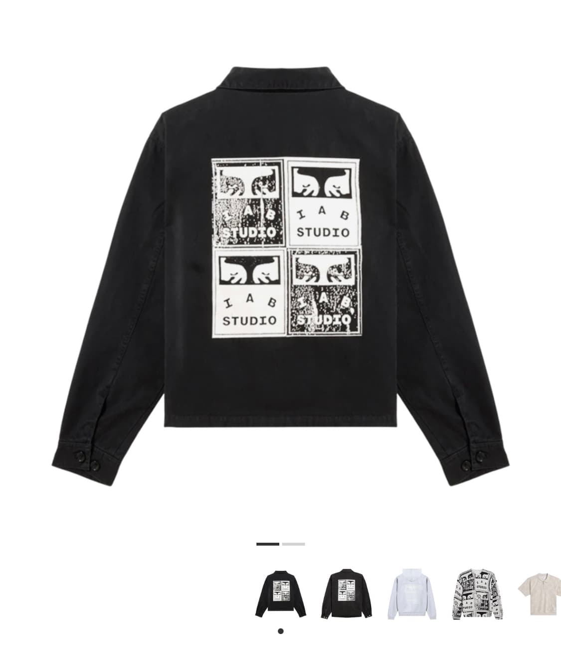 OBEY x IAB Studio 콜라보 자켓 XL 상품이미지1