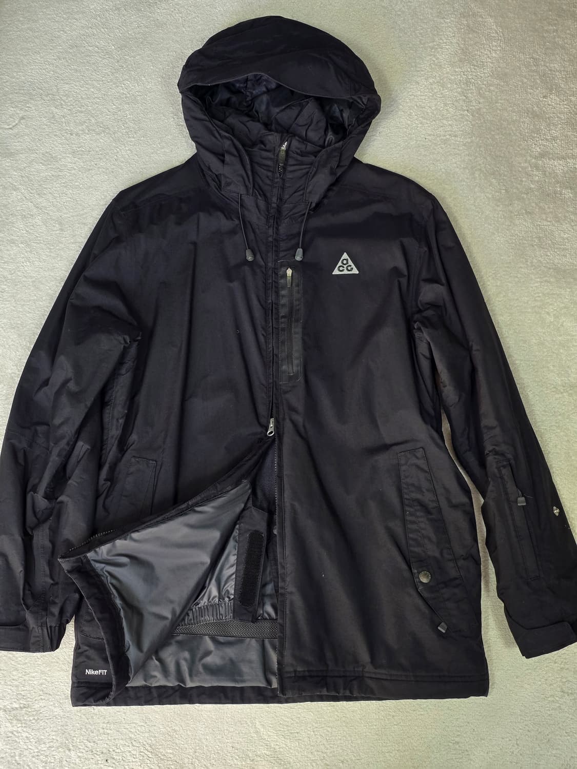 나이키 ACG 후드 바람막이 자켓 블랙 L 상품이미지1