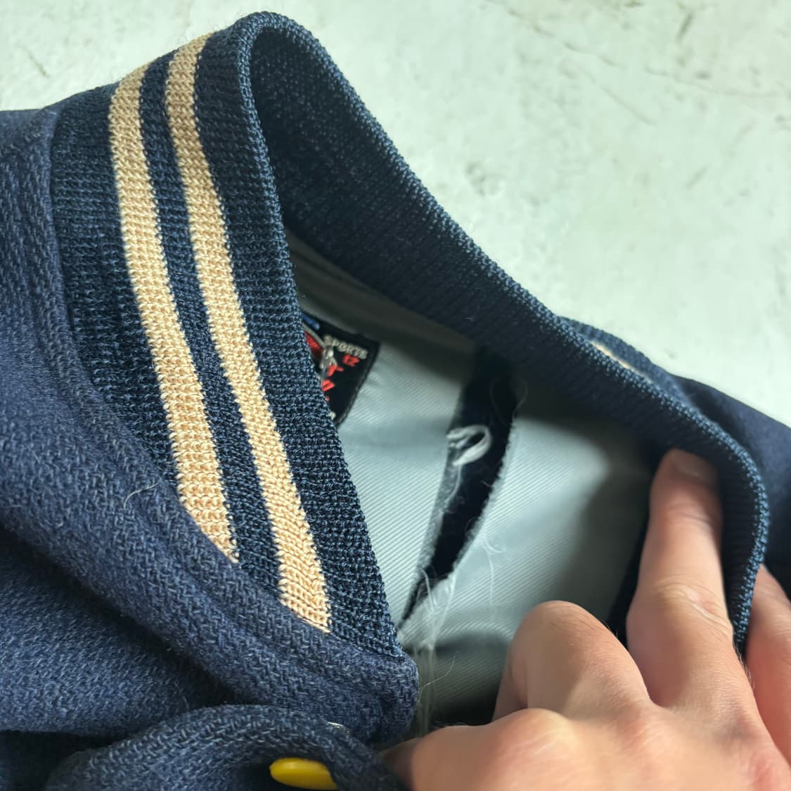 Chuo Sports Kanda Tokyo 빈티지 바시티 자켓 M 상품이미지9