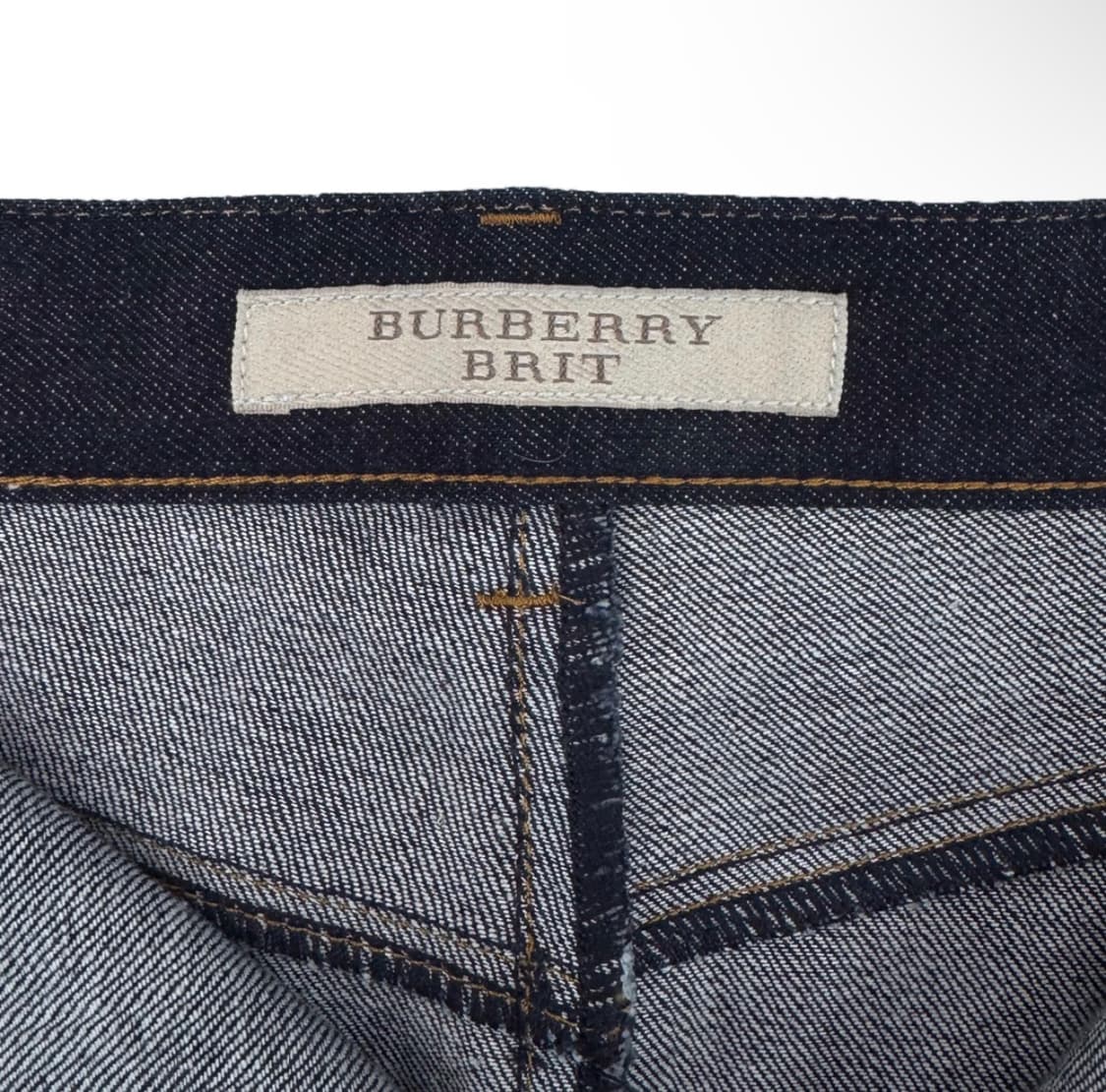 [36] 버버리 여성 데님 미디 치마 스커트 인디고 블루 44820912 상품이미지7