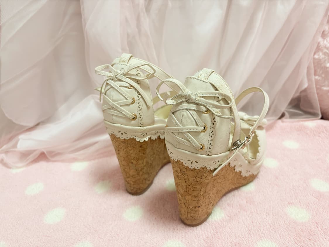 리즈리사 히메카지 샌들 구두 부츠 히메갸루 라떼갸루 웨지힐 큐롯 아가일 상품이미지3
