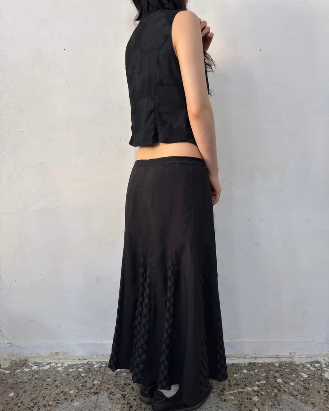 dot detail skirt  상품이미지5